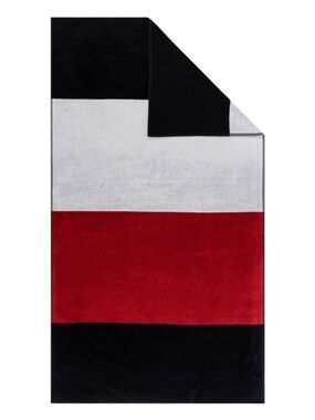 🆕 Tommy Hilfiger Logo Stripe Beach Towel